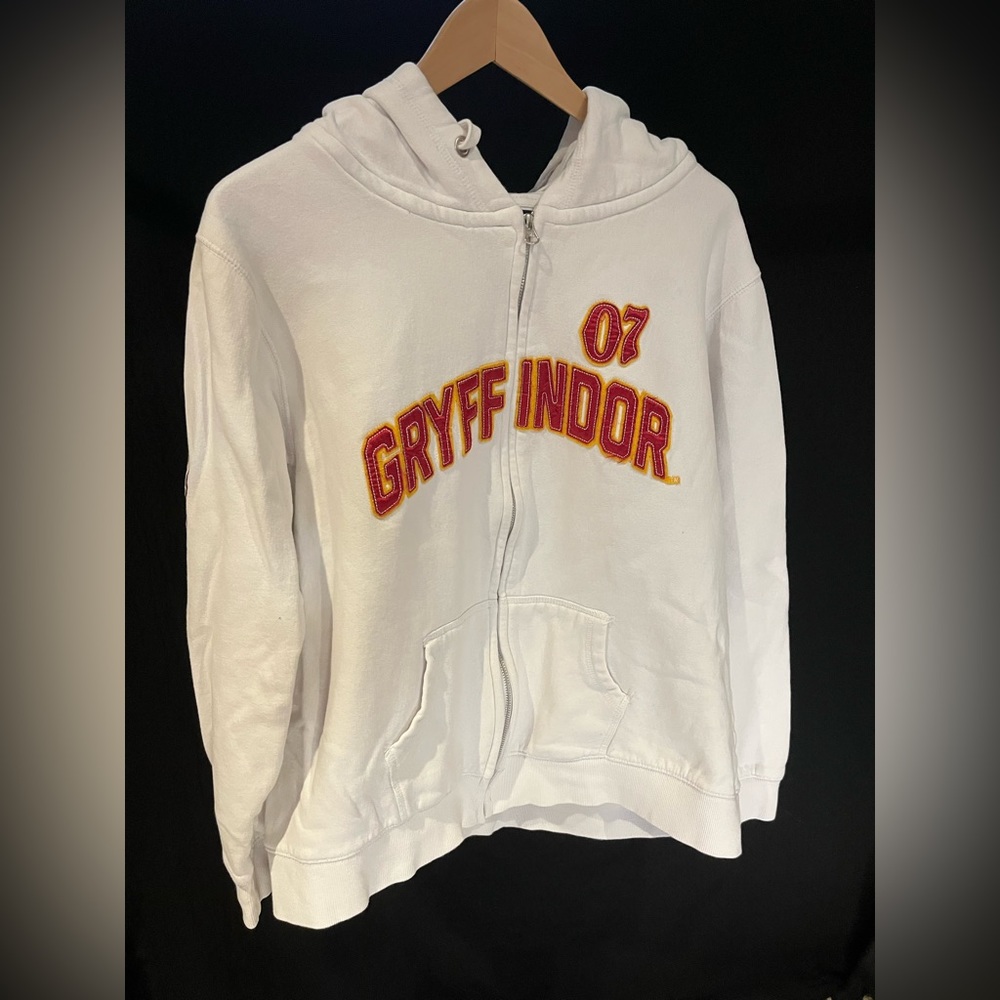 White Griffandor Hoody XL Harry Potter